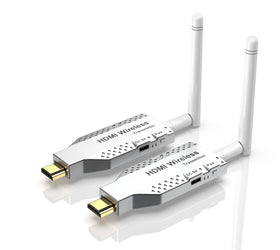 NÖRDIC Trådlös HDMI-förlängare 50m Sändare/Mottagare 4K HD 5G Wifi för Laptop till TV, PC, Monitor, Projektor