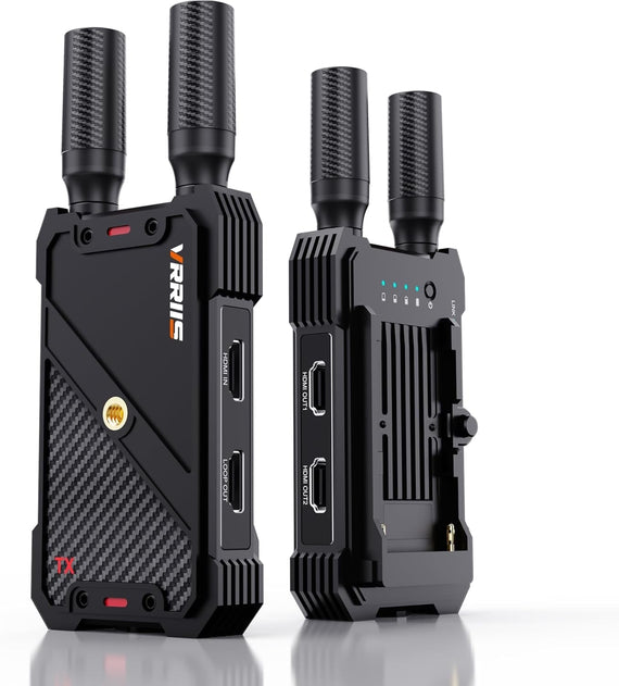 NÖRDIC Trådlös HDMI Sändare och Mottagare, 1080P Full HD Trådlöst Video-överföringssystem med Loop Out, 400m