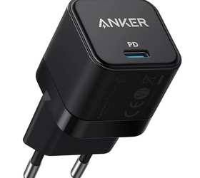 Anker PowerPort III Cube 20W strömadapter, USB-C, svart