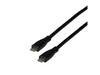 EFB Elektronik USB4, 0,8 m, USB C, USB C, USB4 Gen 3x2, 40 Gbit/s, Svart, EBUSBC40-TB40G.0,8