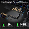 iVANKY 26-i-1 FusionDock Ultra Dual Thunderbolt 5 10GbE MacBook-dockningsstation 4x6K/Trippel 8K M1-M5 Pro/Max 120Gbps 240W Inkompatibel med Windows