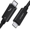 iVANKY Intel Certified Thunderbolt 4 Kabel 1,5 m 240W Laddning 40Gbps 8K Skärm USB-C till USB-C