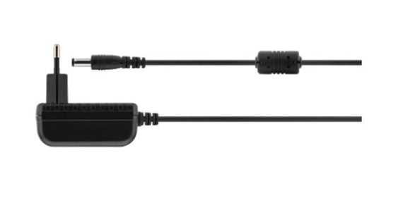 Nätadapter, 100-240V AC 50/60Hz till 12V DC, 1A, 1,5m, svart