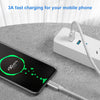 1m USB3.2 Gen1 USB-C till A nylonflätad kabel snabbladdning 3A 5Gbps Power Delivery PD 60W vit