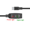 Aktiv 5m USB3.1 förlängningskabel 5Gbps USB A hane till hona för Xbox, PS5, Oculus, skrivare, scanner, Playstation, VR USB Extension cable