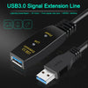 Aktiv 5m USB3.1 förlängningskabel 5Gbps USB A hane till hona för Xbox, PS5, Oculus, skrivare, scanner, Playstation, VR USB Extension cable