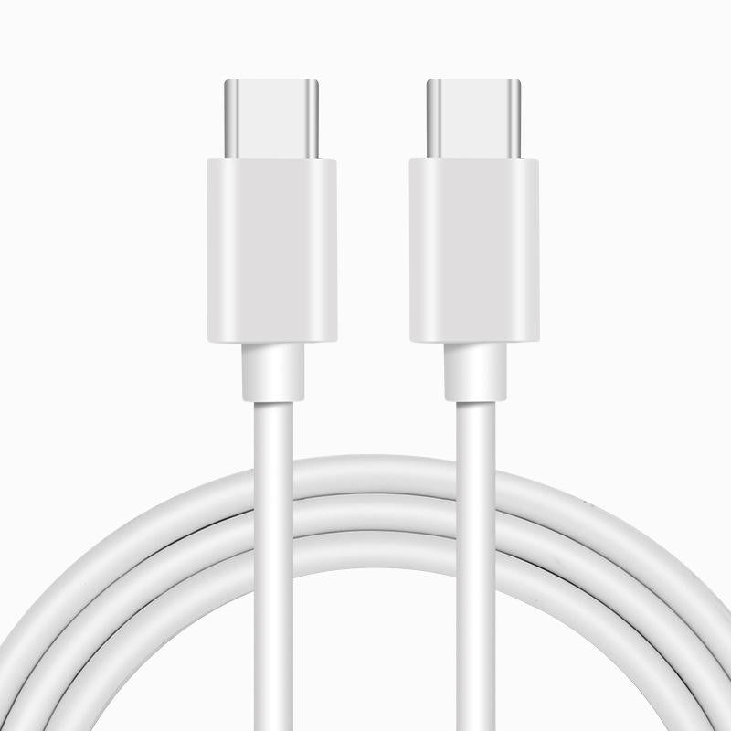 NÖRDIC 1m USB 2.0 USB-C till C kabel 2,4A 480Mbps 12W