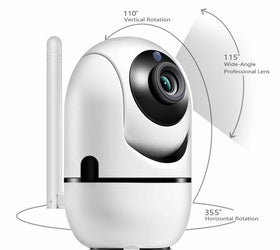 2.0 Megapixel Smart 1080p Wifi IP Camera Pan/Tilt Auto Tracking Nightvision Full HD, indoor