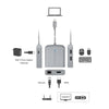 Cable Matters 1 till 5 Dockningsstation 1xHDMI 4K60Hz, 1xRJ45 Ethernet 2xUSB-A 1xUSB-C PD 60W Works with Chromebook Certified