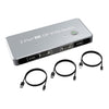 KVM switch 2xPC till 1xDP 8K 60Hz 3xUSB-A 2.0