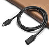 20cm USB2.0 USB-C ha till C ho förlängningskabel 2,4A 480Mbps 12W