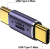 USB4 adapter hane till hane 40G 8K60Hz PD100W