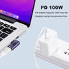 USB4 vinklad adapter hane till hona 40G 8K60Hz PD100W