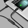 1m USB2.0 USB-C ha till C ho förlängningskabel 2,4A 480Mbps 12W