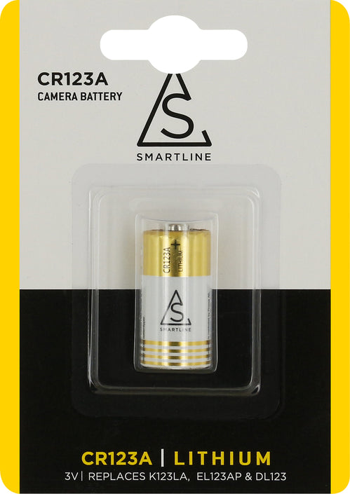 BATTERI CR123, 3V, LI-ON, 1-P