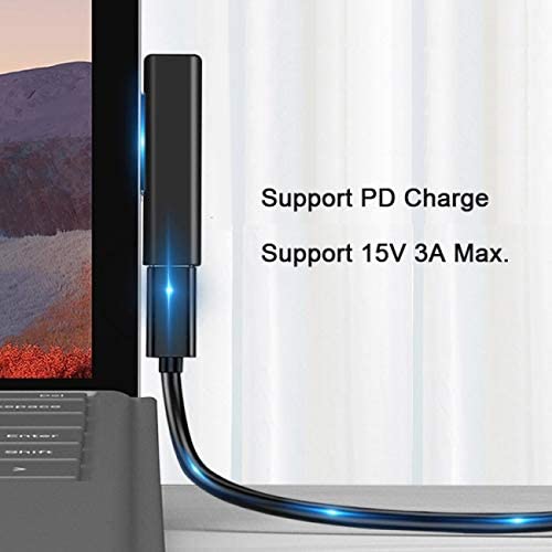 USB-C laddningsadapter för Microsoft Surface 15V3A 45W