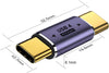 USB4 adapter hane till hane 40G 8K60Hz PD100W