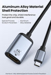 USBC till HDMI adapter 10cm 4K 60Hz stöd för HDCP1.4 och 2.2 space grey aluminium