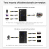 Displayport 3 till 1 switch eller 1 till 3 splitter  DP1.4 8K30Hz 4k120Hz 32.4Gbps