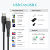2m USB 2.0 USB-C till C kabel 2,4A 480Mbps 12W