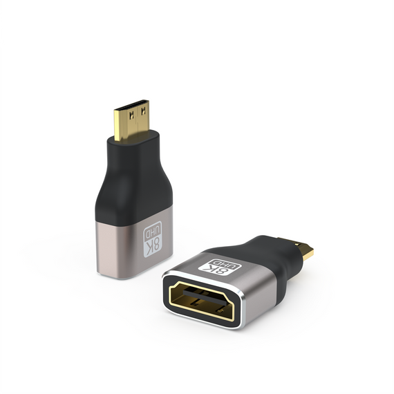 HDMI 8K Adapter HDMI hona till Mini HDMI hane