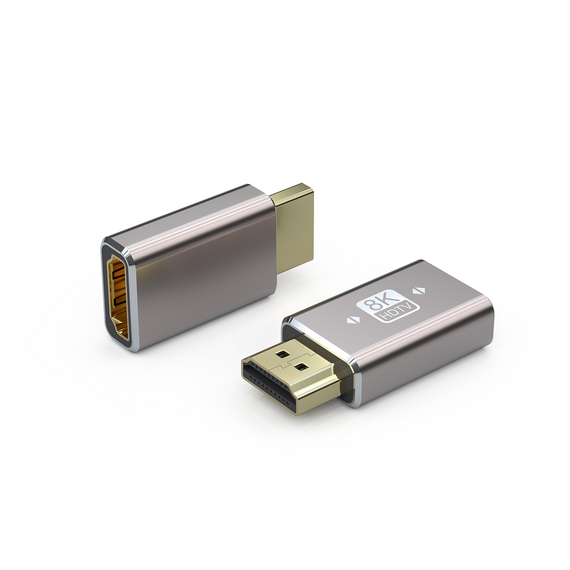 HDMI adapter hane till hona 8K60Hz 4K120Hz Dynamisk HDR 48Gbps eARC