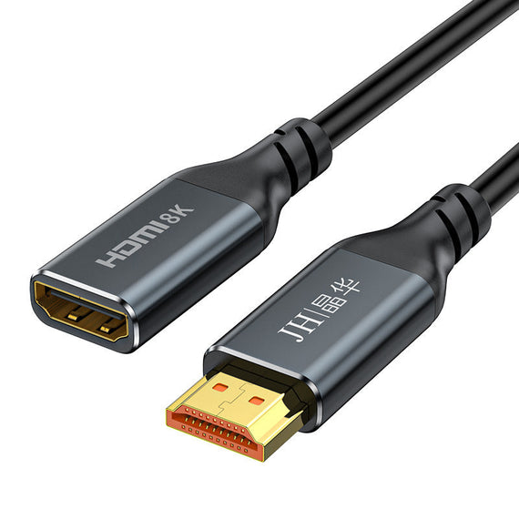 HDMI 8K60Hz 4K 120Hz förlängningskabel hane till hona 20cm HDMI2.1 48Gbps