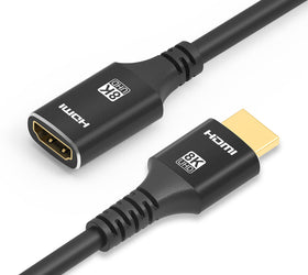 NÖRDIC HDMI förlängningskabel 3m 8K60Hz 4K144 HDMI 2,1 48Gbps Ultra High Speed HDMI
