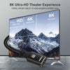 HDMI förlängningskabel 1,5m 8K60Hz 4K144 HDMI 2,1 48Gbps Ultra High Speed HDMI