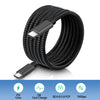 1m USB3.2 Gen2 SuperSpeed USB 10Gbps USB-C till C nylonflätad kabel med Power Delivery 100W, 4K60Hz video och Emarker