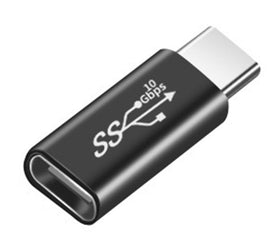 NÖRDIC USB C 3.1 Adapter hane till hona