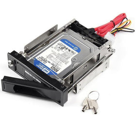 NÖRDIC 5,25" Mobile Rack for 1 x 3,5" SATA / SAS HDD