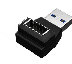 NÖRDIC Type E to USB A 90grader adapter