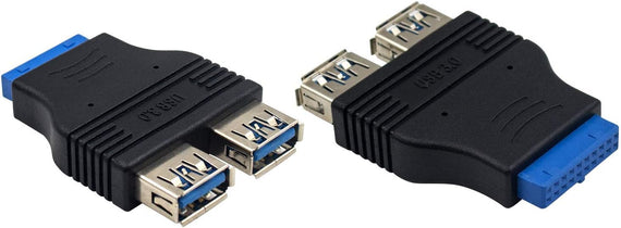 20pin till 2xUSB3.0 adapter