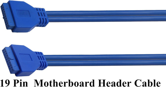 20pin förlängningskabel hona till hona 25cm