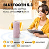 Bluetooth-högtalare 36W bärbar högtalare med stereoljudbas, Bluetooth 5.3 trådlös IP7x vattentät högtalare Rosa