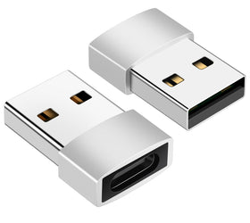NÖRDIC USB C till OTG USB A adapter metal silver