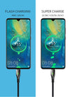 Mcdodo USB A to C Snabbladdningskabel 5A 1,5m Huawei flash charger 10V 4A Oppo Xiaomi stöd för Qualcomm QC4.0