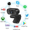 USB Webcam Full HD1080P 30fps med mikrofon roterbar 360grader bas och 45grader tilt 2megapixel