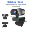 USB Webcam Full HD1080P 30fps med mikrofon roterbar 360grader bas och 45grader tilt 2megapixel