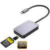 USB-C kortläsare SD 4.0  UHS-II  USB 3.1 SuperSpeed 5Gbps SD, SDXC, SDHC, MicroSD, Micro SDXC, Micro SDHC, MMC