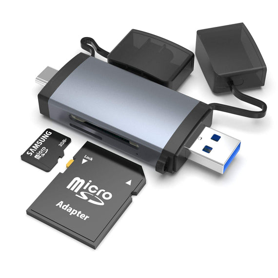 2i1 USB3.0 kortläsare SD/MMC och MicroSD/TF 2TB 5Gbps UHS-I