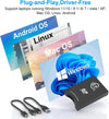 2i1 USB-C/USB-A CFexpress och SD 4.0 kortläsare Typ B 10Gbps UHS-II 2TB