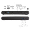 Cable Matters Intel Certified Thunderbolt 3 Dock 1 till 9 med 1x DisplayPort, 2x TB3, 1xUSB-C 3.1, 1x GigaLAN, 2xUSB 3.0, 2xAudio