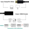 NÖRDIC Adapter Displayport 1.2 hane till HDMI hona 4K 30Hz svart