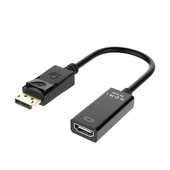 Adapter Displayport 1.2 hane till HDMI hona 4K 30Hz svart