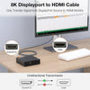 1,5m Displayport 1.4 till HDMI 2.1 8K60Hz 4K120/144Hz Dynamic HDR 32.4Gbps Dolby ATMOS