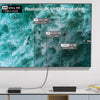 1,5m Displayport 1.4 till HDMI 2.1 8K60Hz 4K120/144Hz Dynamic HDR 32.4Gbps Dolby ATMOS