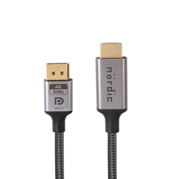 3m Displayport till HDMI 4K60Hz Dynamic HDR 18Gbps