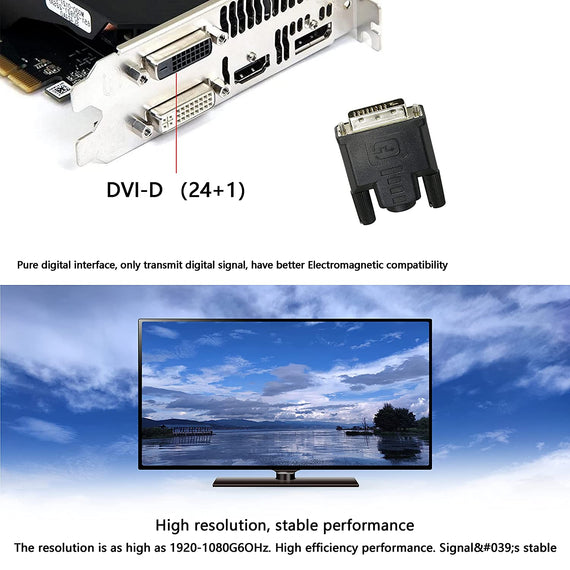 Dummy Plug DVI 4K Display Emulator